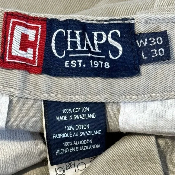 Men’s Chaps Cargo Khakis, size 30/30 - Picture 2 of 5